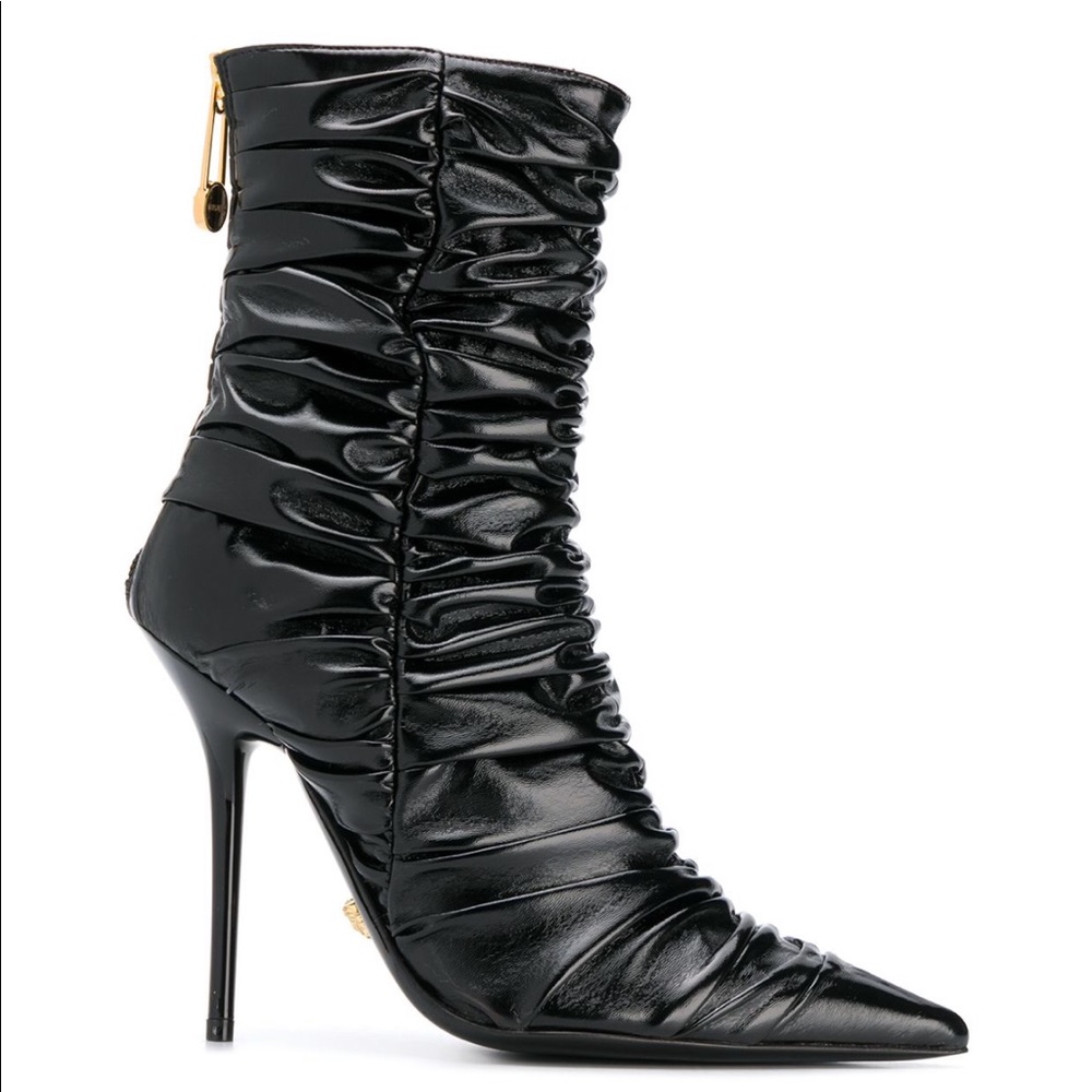 NWT Versace, 41, safety pin boots